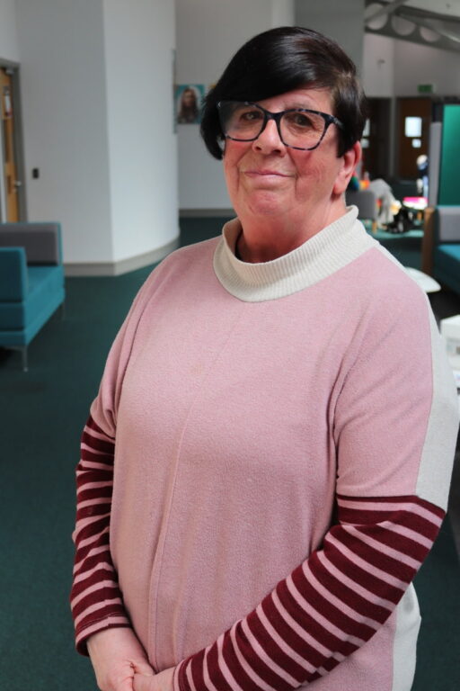 Woman middle aged woman smiling